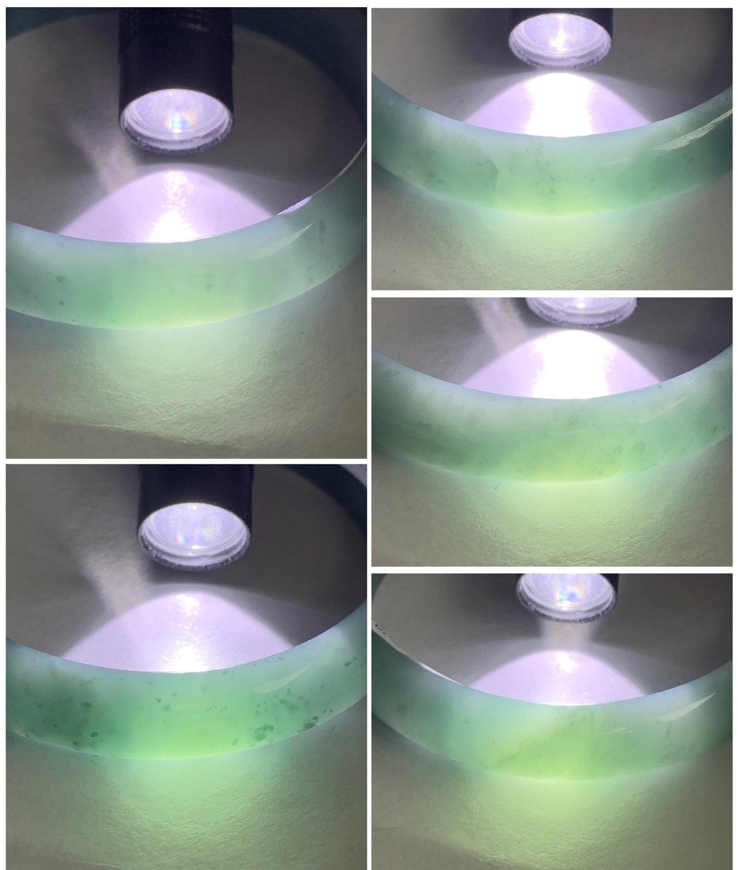 Certified Natural Guatemalan Translucent Dusty Teal Blue Jadeite Wide Bangle Bracelet 61.64mm 11.8x6.6mm 45g 7.5" 天然危蓝糯水翡翠正圈轮胎手镯 1520