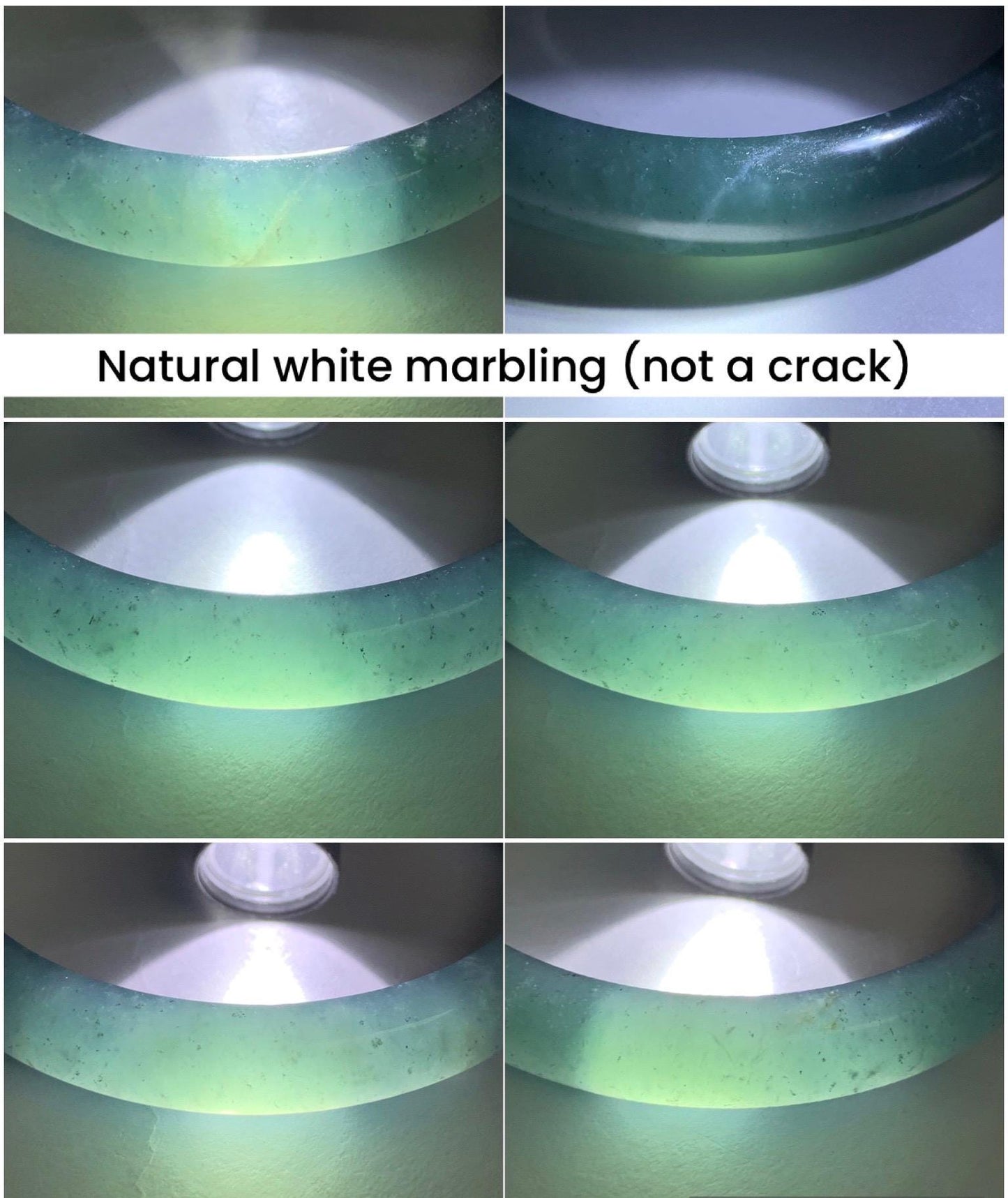 Certified Natural Grade A Guatemalan Icy Translucent Gelatinous Dusty Teal Blue Jadeite Bangle Bracelet 59.6mm 40.29g 天然老种冰胶危蓝绿翡翠正圈手镯 9971