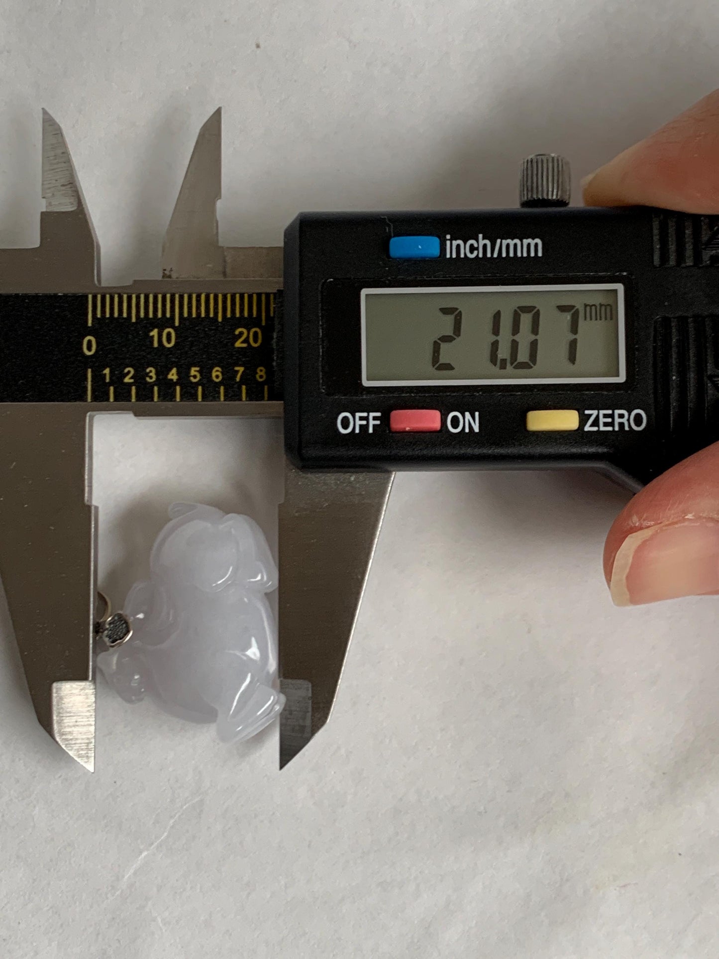 Natural Grade A Icy Translucent Gelatinous Icy White Jade Jadeite Carved Tang Horse Pendant Sterling Silver 10g 天然冰细糯淡紫底翡翠唐马银镶吊坠 TMZ160