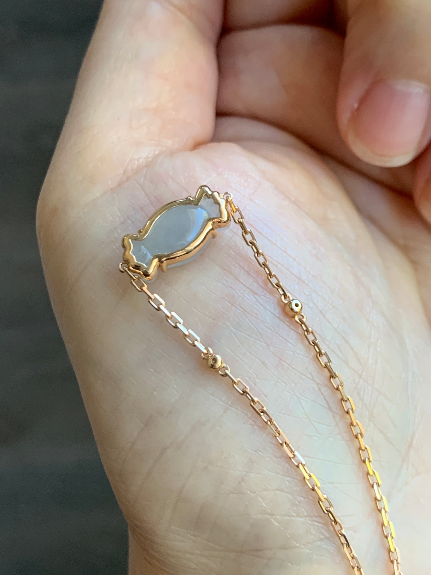 Certified Natural Grade A Icy Translucent Pastel Purple Jade Jadeite Candy Bracelet 18K Rose Gold Diamonds 6.25-7.25" 天然冰胶淡紫翡翠钻石镶嵌手链