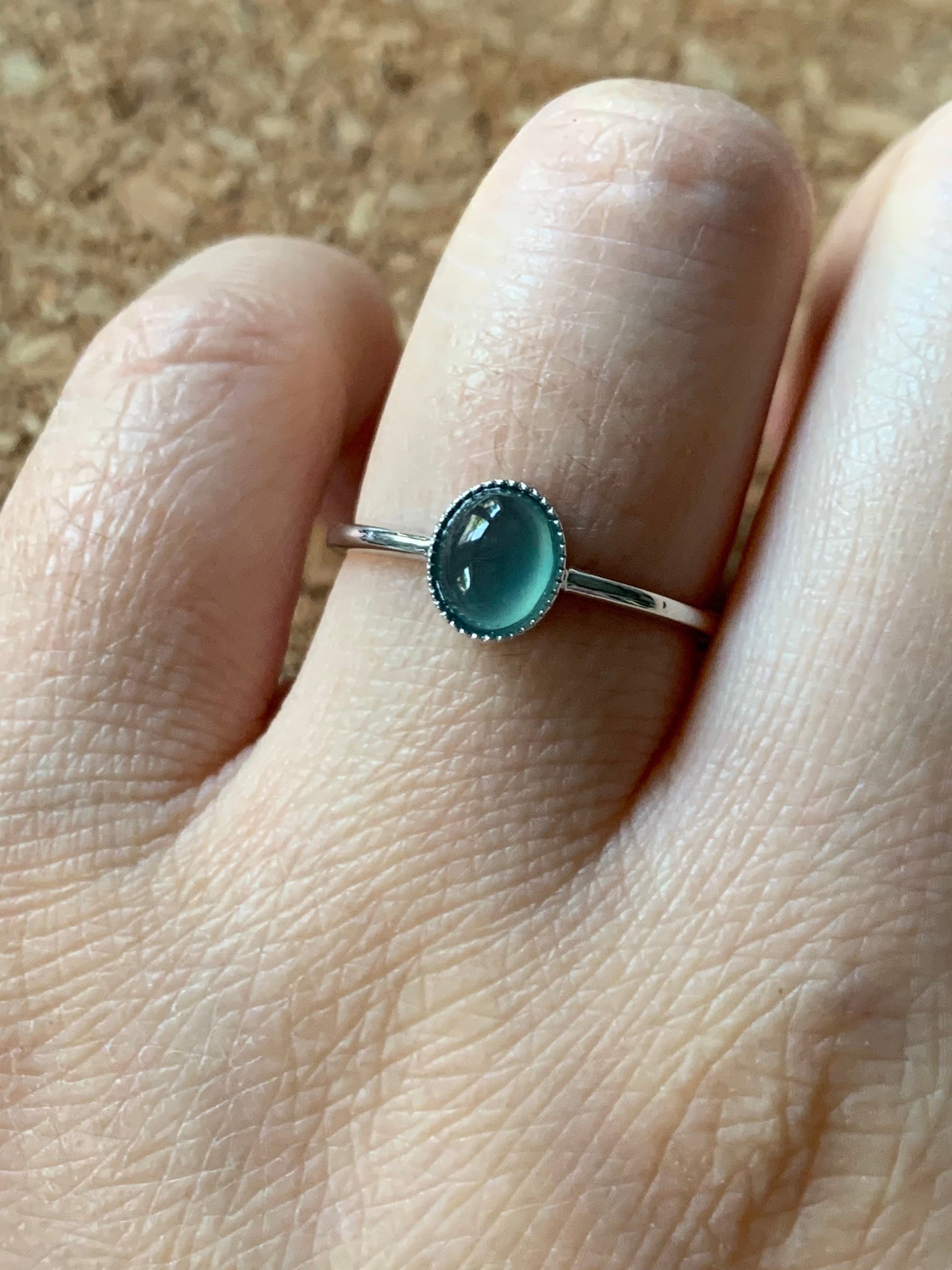 Certified Natural Guatemalan Premium Highly Translucent Icy Light Green Jadeite Solitaire Ring 18K White Gold Size 7 天然冰危晴底起光翡翠镶嵌戒指 1072