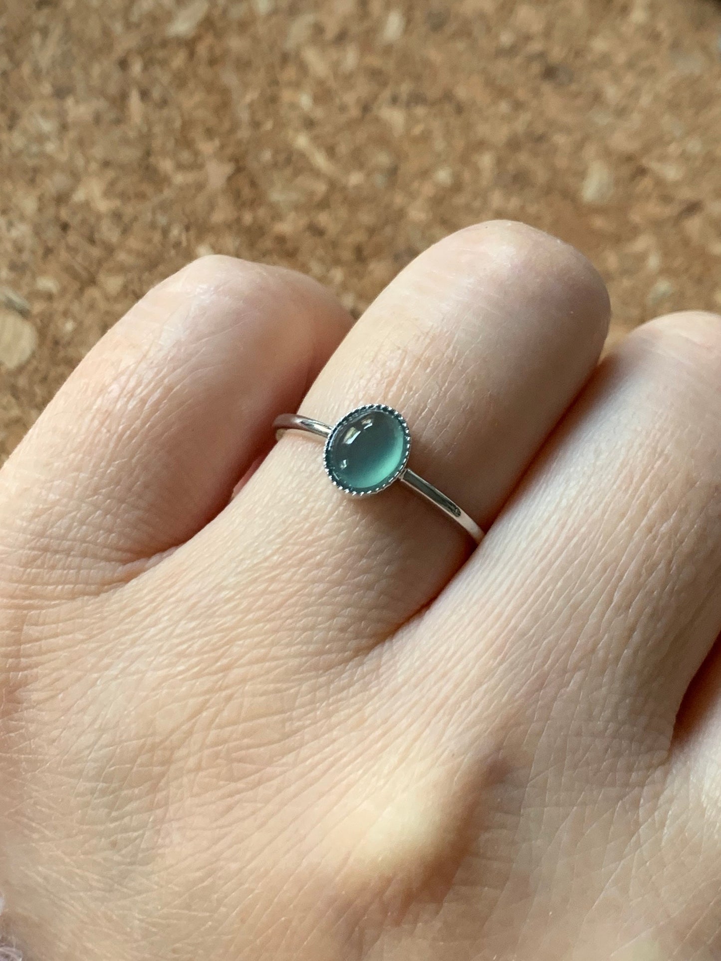 Certified Natural Guatemalan Premium Highly Translucent Icy Light Green Jadeite Solitaire Ring 18K White Gold Size 7 天然冰危晴底起光翡翠镶嵌戒指 1072