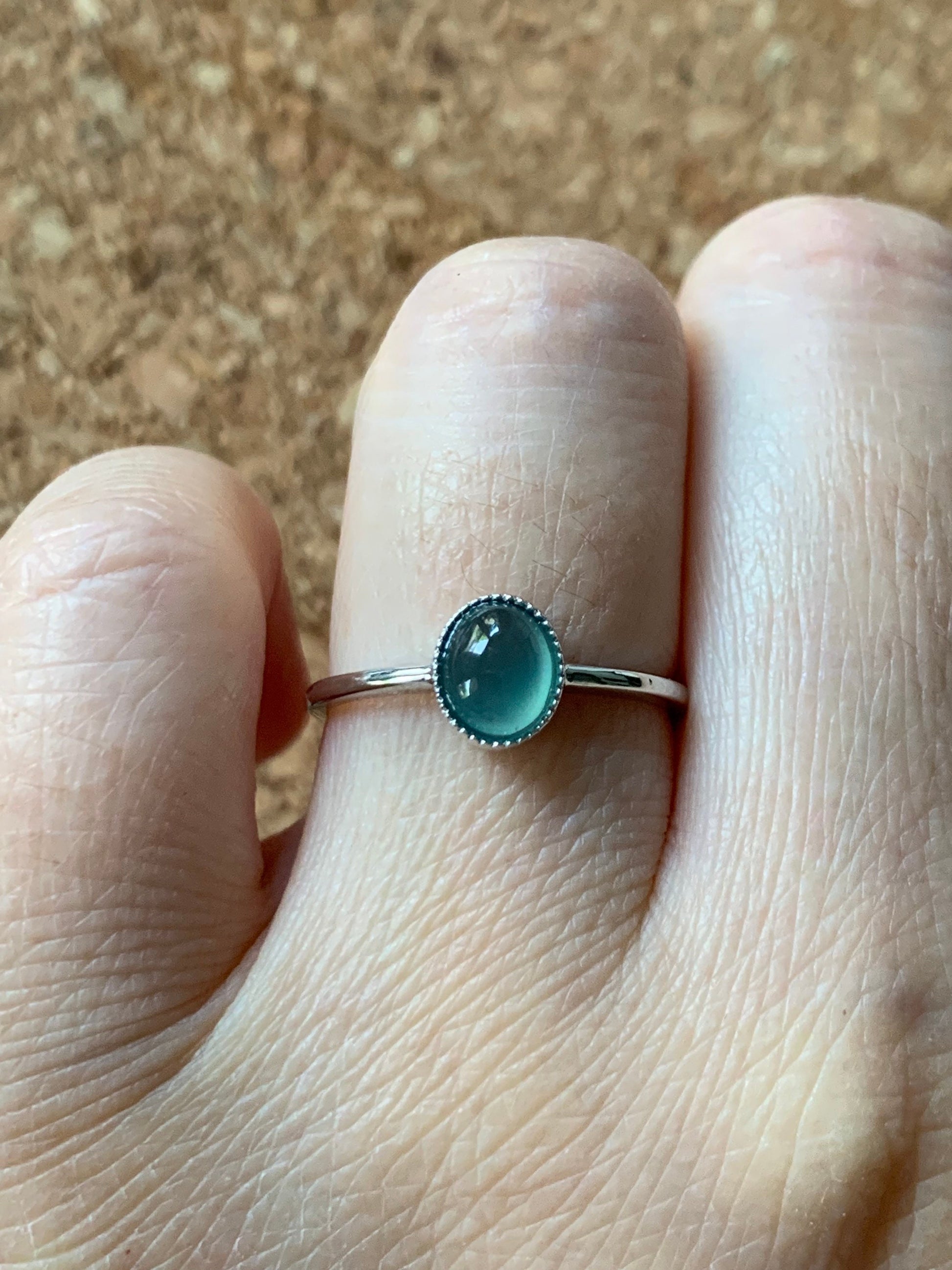 Certified Natural Guatemalan Premium Highly Translucent Icy Light Green Jadeite Solitaire Ring 18K White Gold Size 7 天然冰危晴底起光翡翠镶嵌戒指 1072