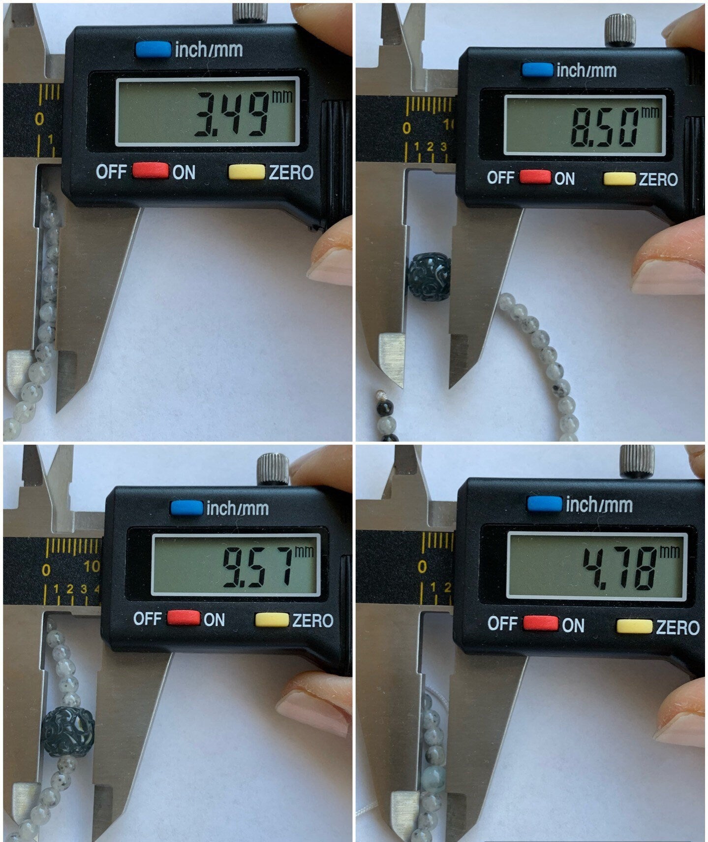 Natural Burmese A Graded Icy Highly Translucent Light Wuji Jadeite Guatemalan Wuji Jadeite Carved Barrel Bead Bracelet 7” 天然缅甸冰胶乌鸡翡翠冰危乌鸡桶珠手串