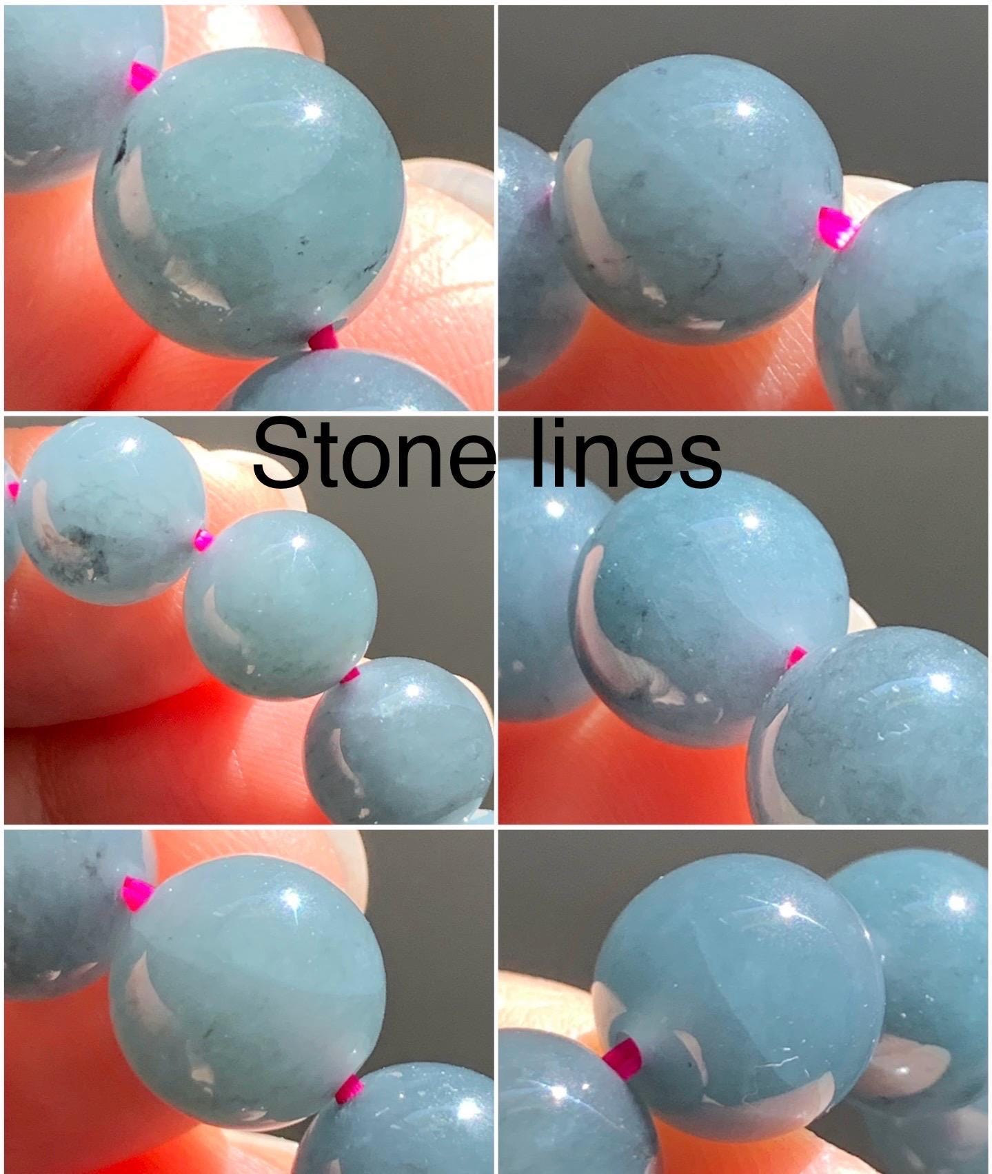 Natural Guatemalan Icy Translucent Gelatinous Dark Wuji Jadeite Round Beads Beaded Bracelet Stretchy 7.25” 9.8mm 32g 天然冰胶危乌鸡翡翠圆珠手串 B