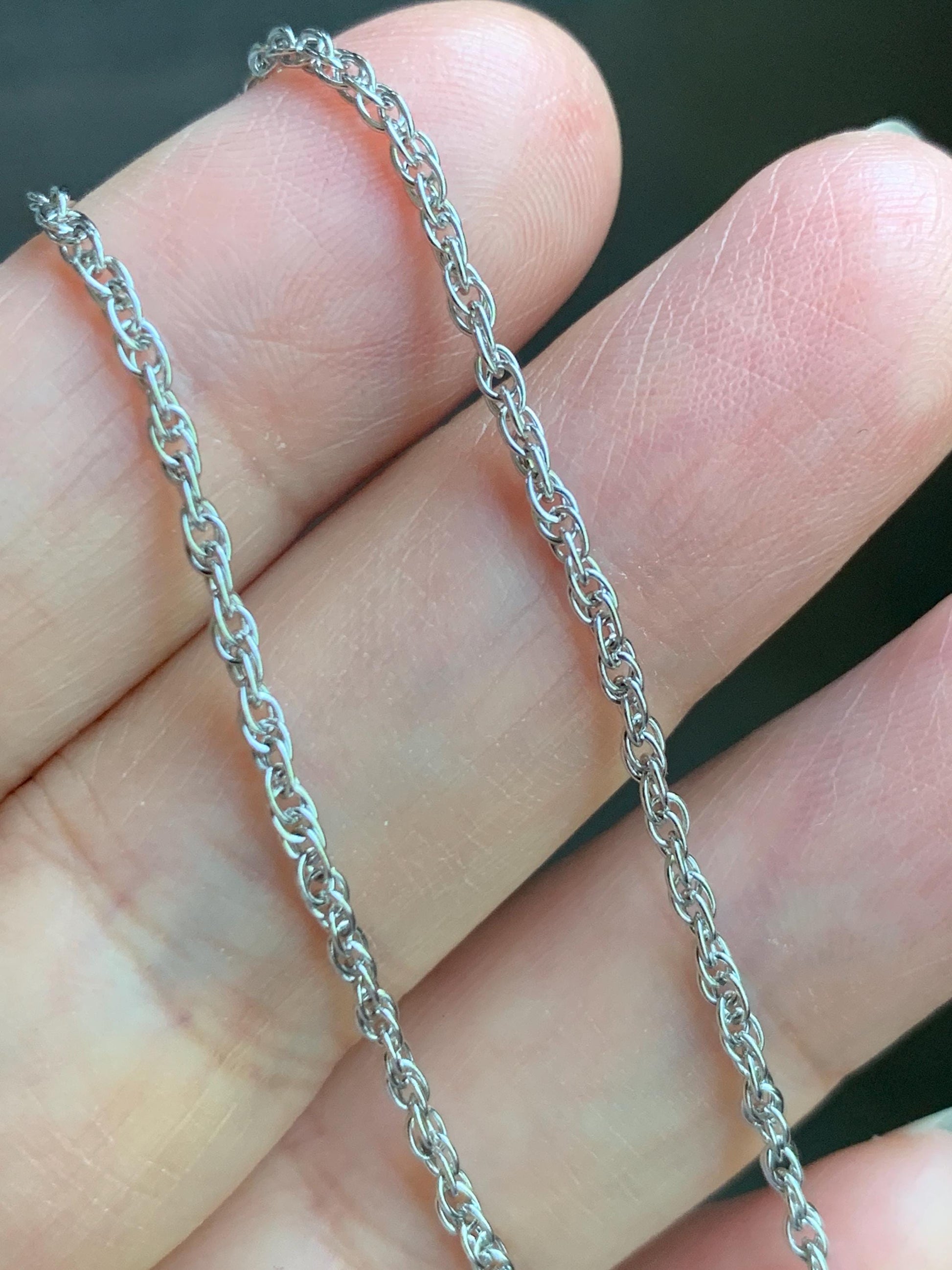 Natural Guatemalan Grade A Icy Highly Translucent Light Blue Jadeite Chain Bracelet Sterling Silver 6.25" -7.25” Adjustable 天然冰危淡蓝起光翡翠银镶手链