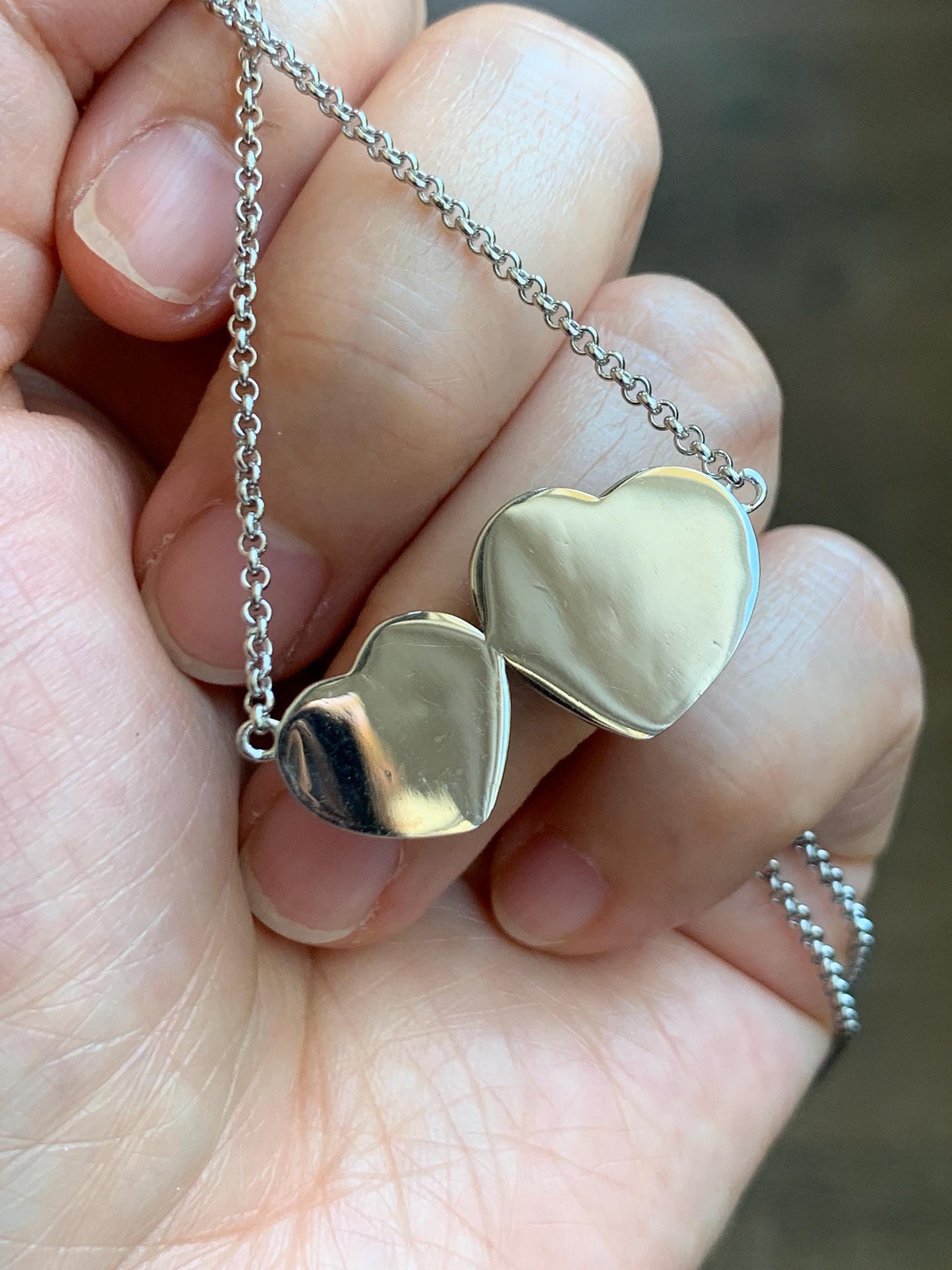 Certified Natural Guatemalan Icy Highly Translucent Dark Teal Blue Jadeite Heart Pendant Necklace Sterling Silver 19” 天然冰危蓝翡翠爱心锁骨链 9469