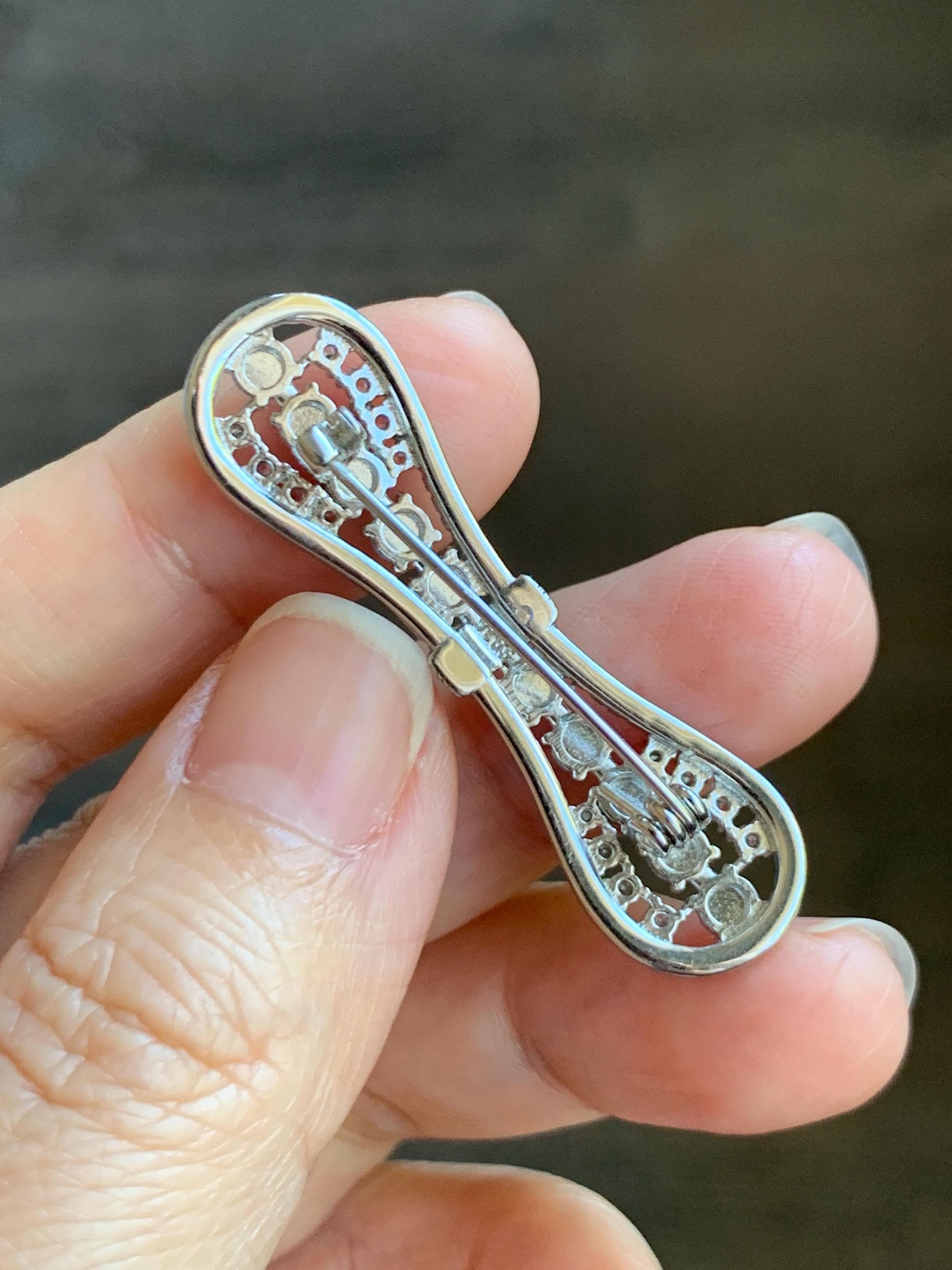 Natural Grade A Guatemalan Icy Highly Translucent Pastel Blue Jade Jadeite Bow Brooch S925 Sterling Silver 6g 天然冰危淡蓝起光翡翠银镶蝴蝶结胸针 HDJ130