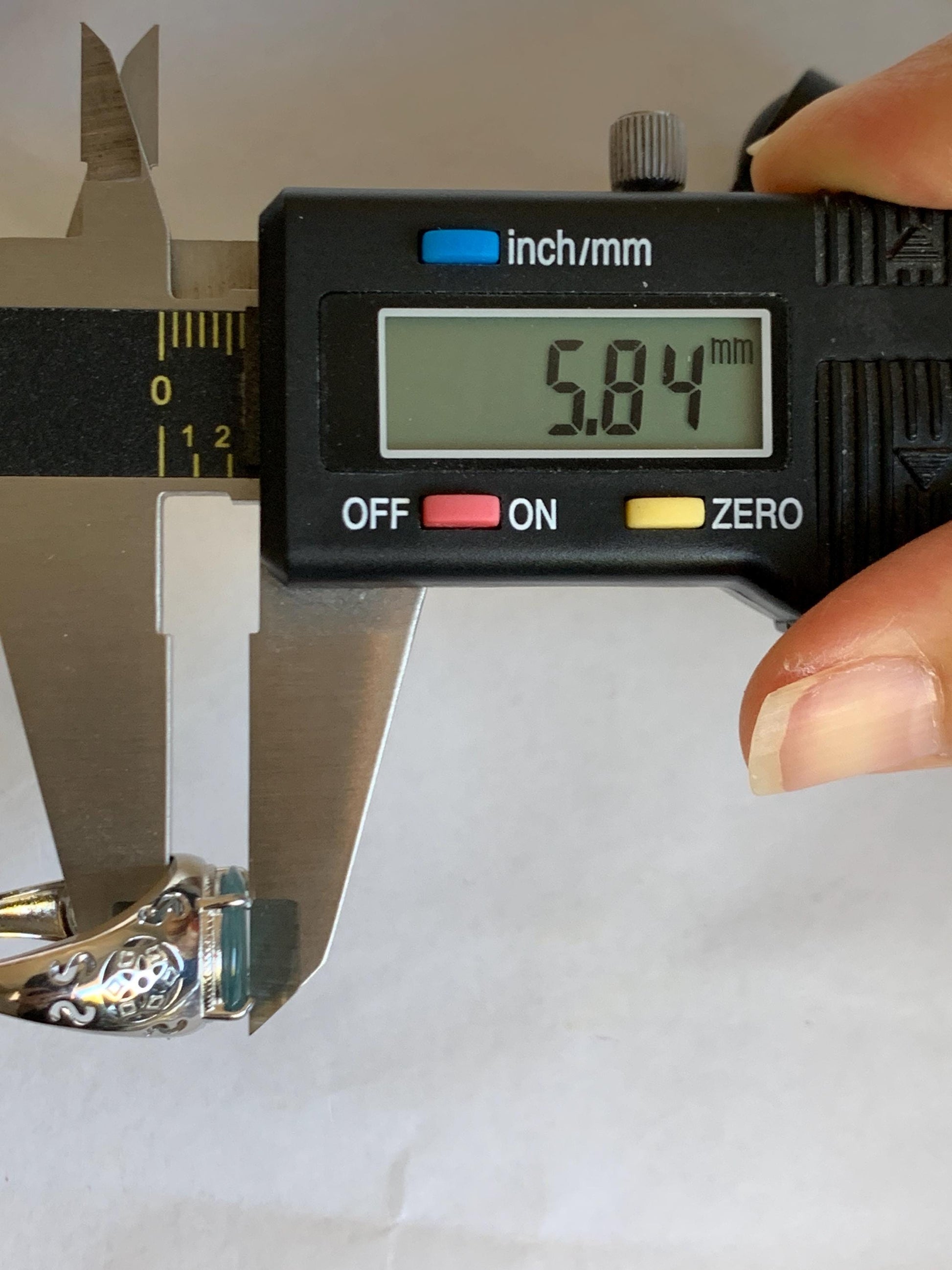 Natural Type A Guatemalan Icy Translucent Blue Jade Jadeite Donut Ping An Kou Ring Sterling Silver Size Adjustable 天然冰危蓝翡翠平安扣戒指MAPK270B