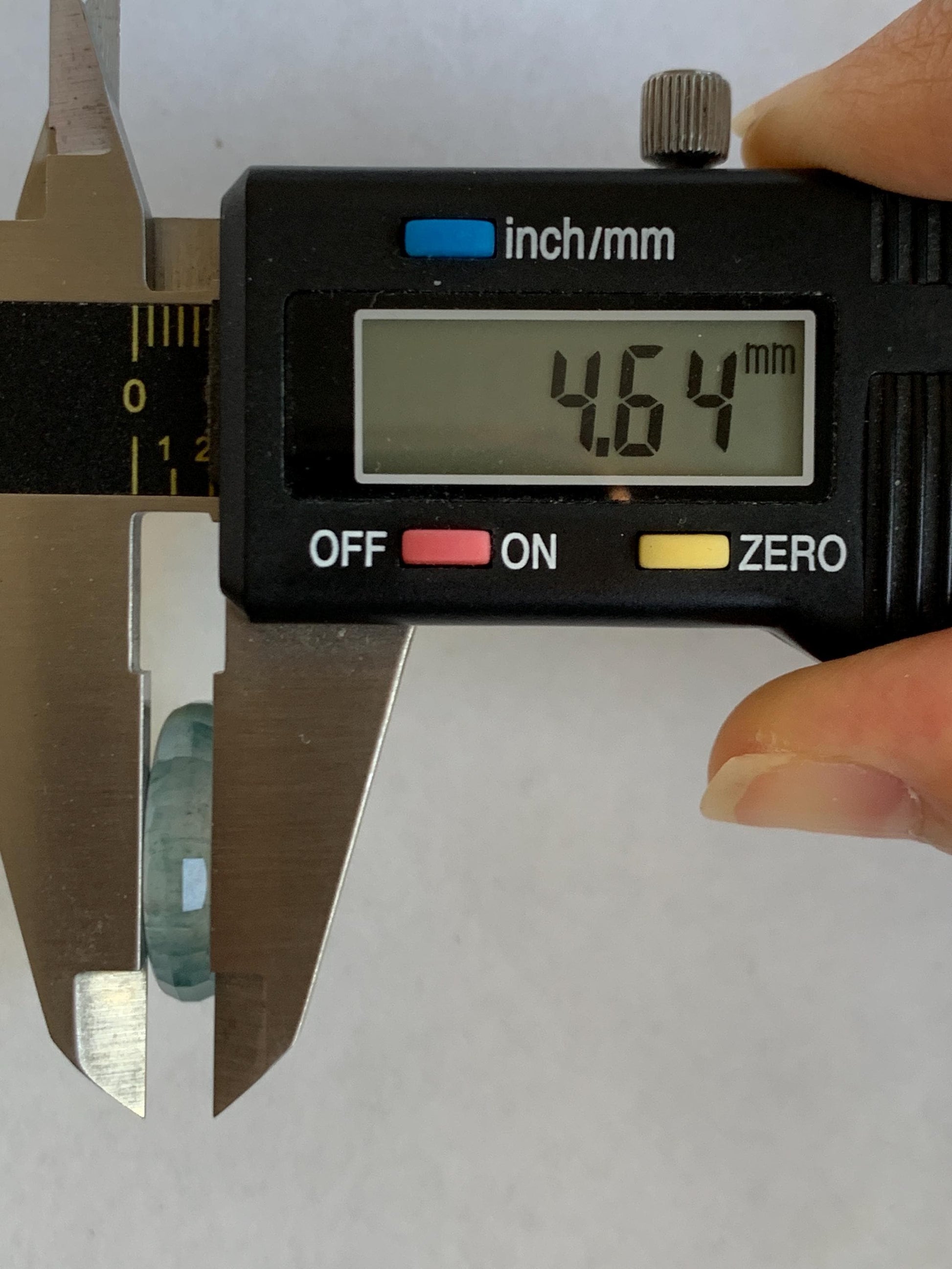 Natural Grade A Guatemalan Icy Highly Translucent Teal Blue Green Marbled Jade Jadeite Faceted Band Ring Size 7.75 US 天然冰危蓝飘花翡翠切割面戒圈 WLQ220B