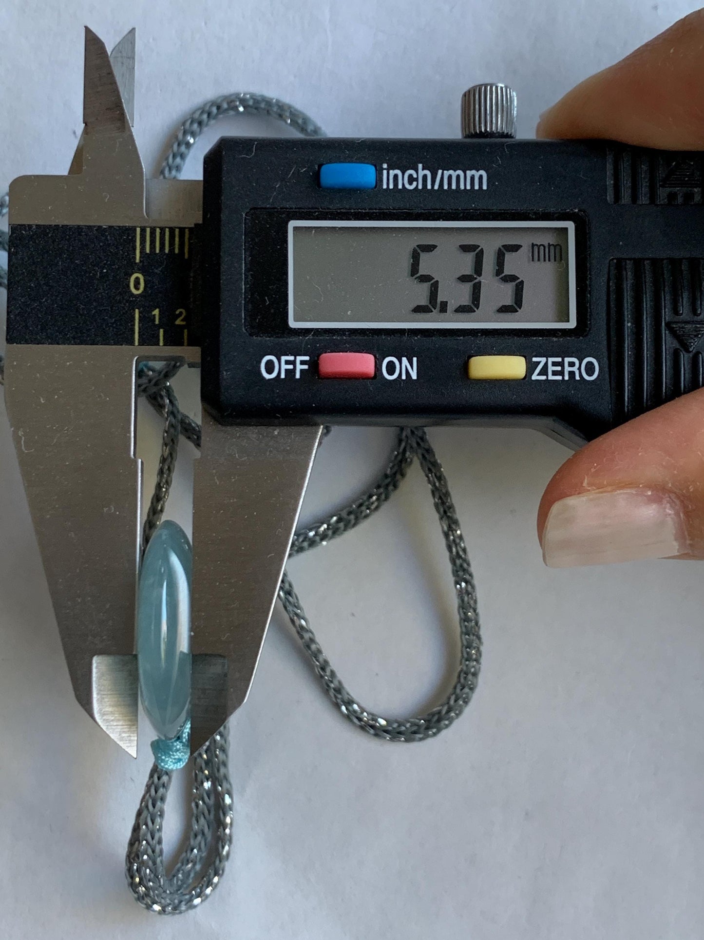Certified Natural Grade A Guatemalan Icy Translucent Light Blue Jade Jadeite Ping An Kou Donut Pendant Rope Necklace 天然冰胶危天空蓝翡翠平安扣吊坠项链 1122