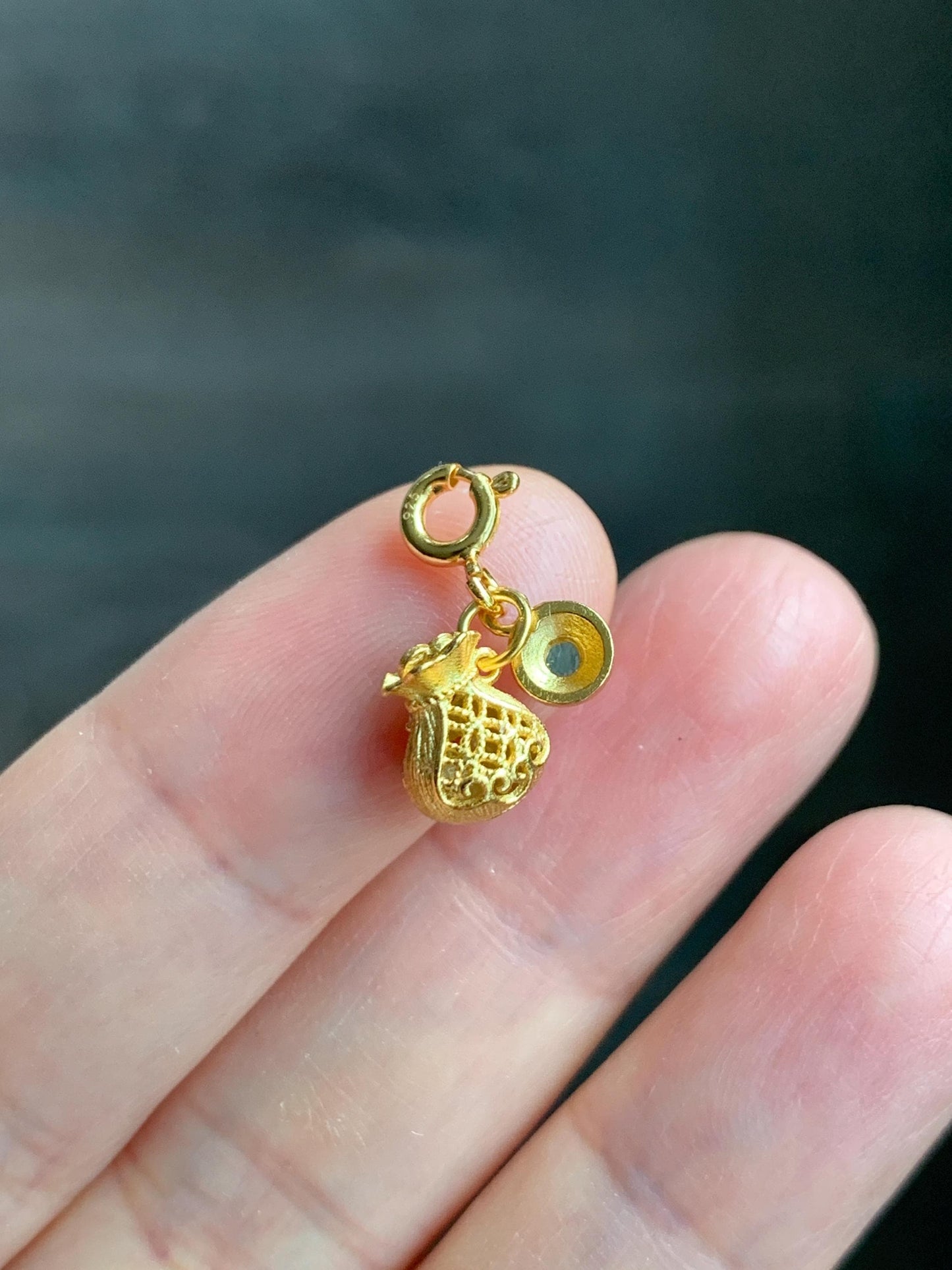 Natural Grade A Guatemalan Icy Translucent Vibrant Green Jade Jadeite Enamel Petite Charm Pendant Sterling Silver 天然冰危绿翡翠小潘多拉吊坠 WPD480