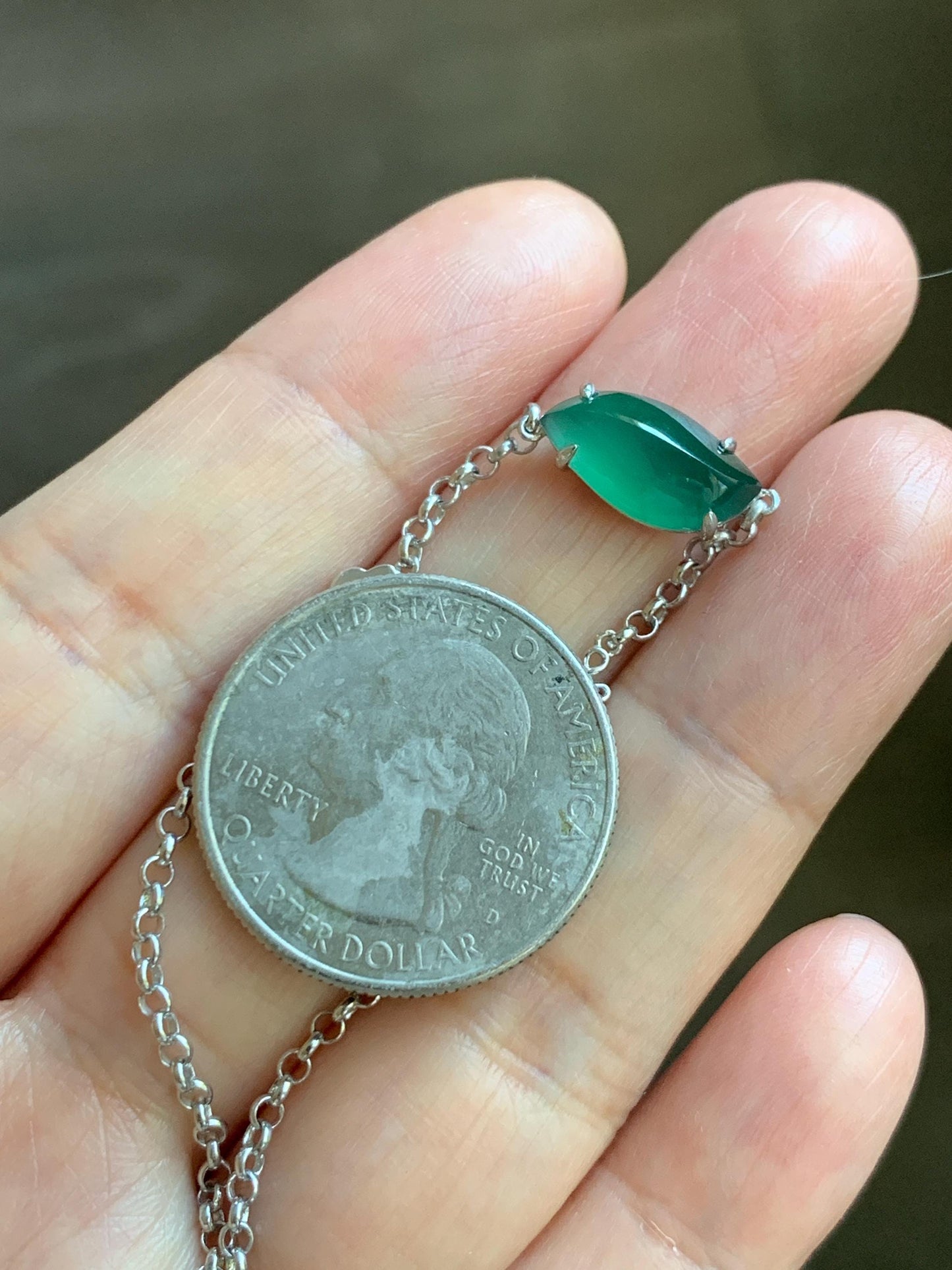 Certified Natural Grade A Guatemalan Icy Translucent Rich Green Horse Eye Jade Jadeite Bracelet Sterling Silver 6.5-7.75” 天然冰危绿翡翠马眼手链 166