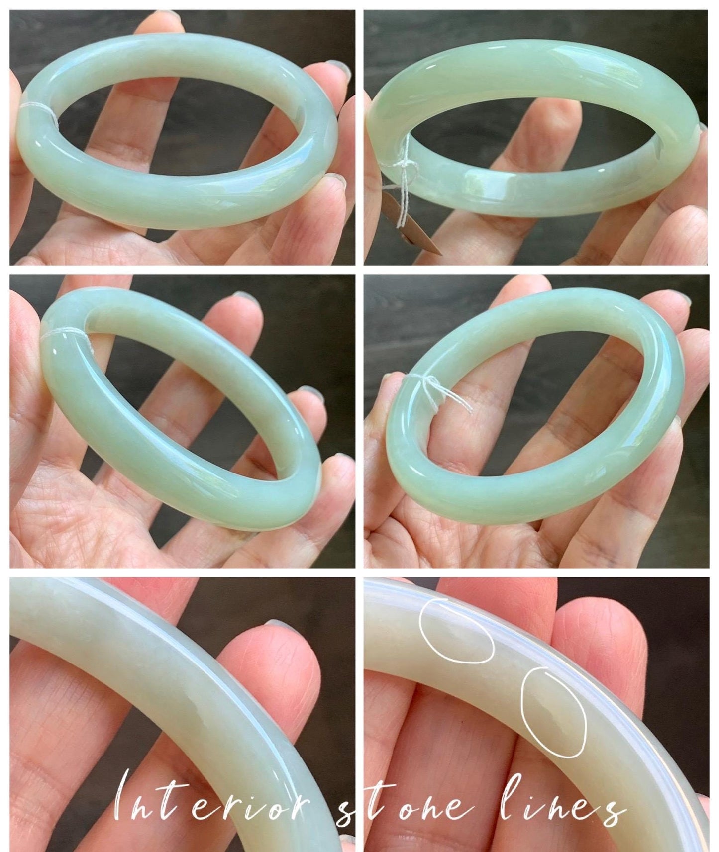 Certified Natural Nephrite Jade Translucent Dusty Dark Beige Bangle Bracelet 55.95mm 6.9” 67g 天然和田玉暗冰糖色手镯 064