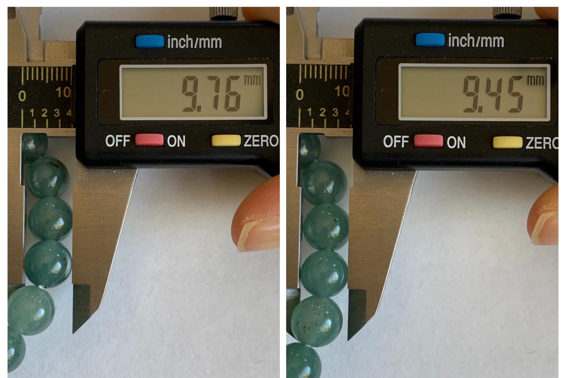 Natural Grade A Guatemalan Icy Translucent Teal Blue Brown Marbled Jade Jadeite Beaded Bracelet Stretchy 9.5mm 7.25” 31g 天然冰危蓝撒金翡翠圆珠手串WSJ550