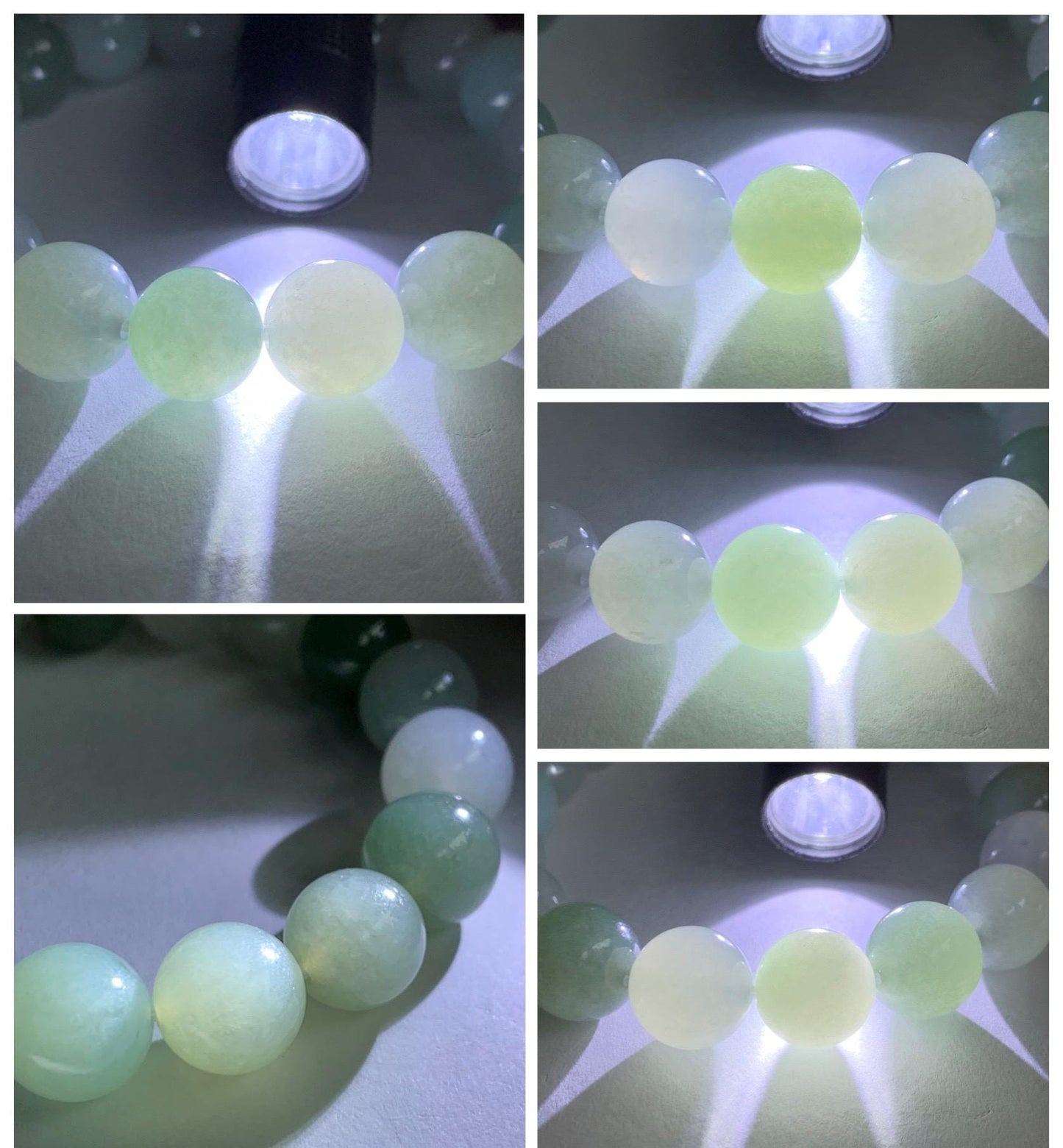 Certified Natural Grade A Icy Translucent Multicolored Jade Jadeite Large Beads Beaded Bracelet 11.6mm 8.25” 55.39g 天然冰胶多宝翡翠大卡手串 461
