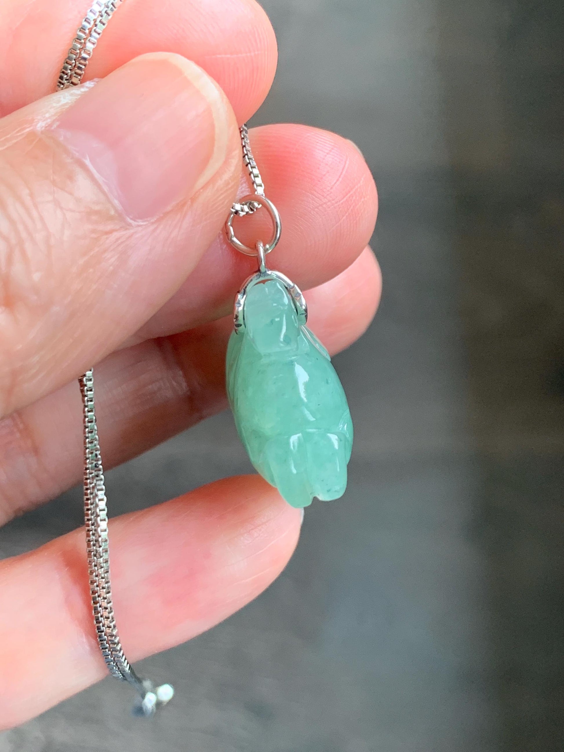Natural Grade A Icy Translucent Icy Light Apple Green Jade Jadeite Carved Tang Horse Pendant Sterling Silver 8g 天然冰浅果绿翡翠唐马银镶吊坠 MGL160B