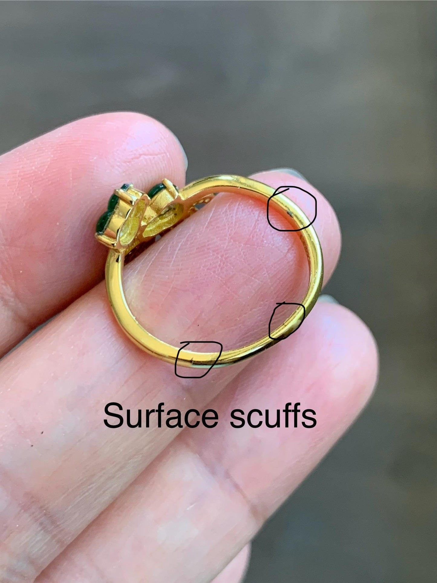 Natural Grade A Guatemalan Icy Vibrant Green Jade Jadeite Gourd Hulu Ring Sterling Silver Size 7 Adjustable AS IS 天然冰危绿翡翠双葫芦戒指 SHL176A