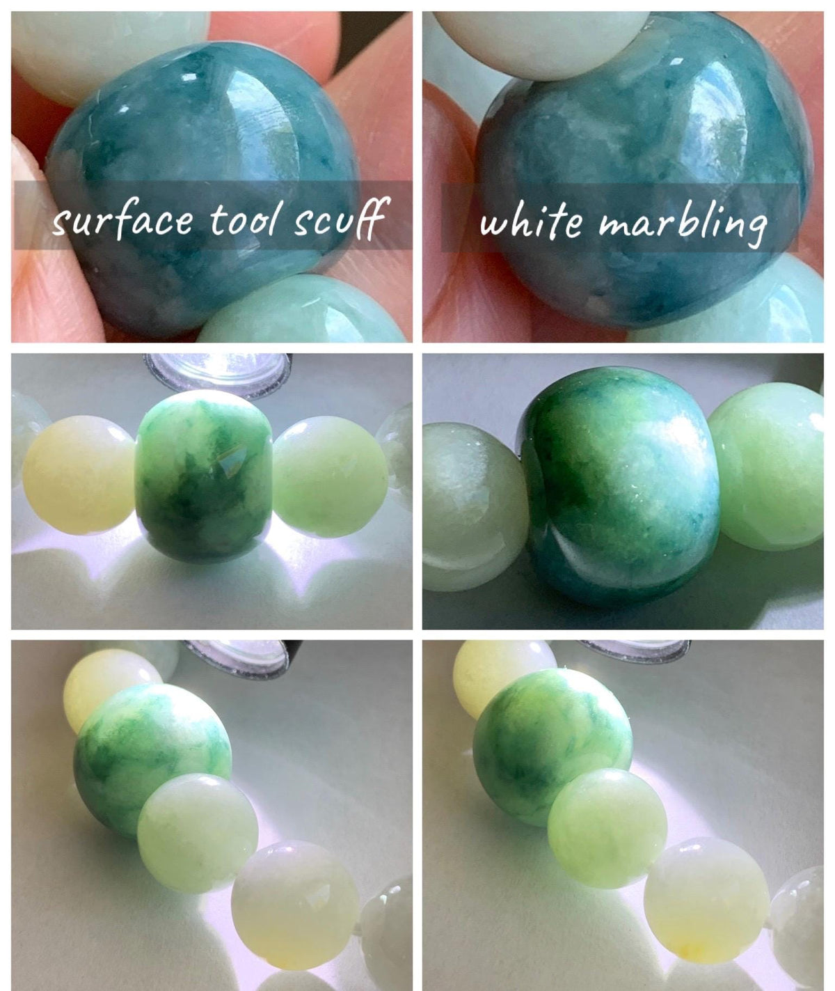 Natural Grade A Icy Translucent Multicolored Jade Jadeite Beads Dark Blue Marbled Drum Bead Beaded Bracelet 7” 49g 天然冰胶多宝翡翠缅蓝鼓珠手串 MDB148