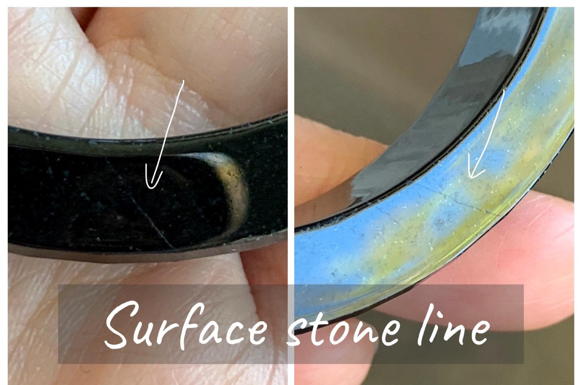 Certified Natural Grade A Opaque Black Jade Jadeite Faceted Wide Square-edged Bangle 58.73mm 7.26” 61.27g 天然墨翠宽版切割面手镯 945