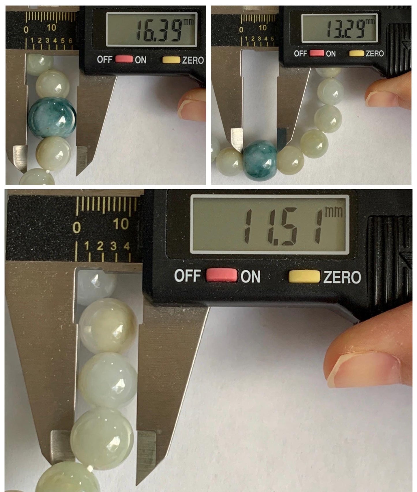 Natural Grade A Icy Translucent Multicolored Jade Jadeite Beads Dark Blue Marbled Drum Bead Beaded Bracelet 7” 49g 天然冰胶多宝翡翠缅蓝鼓珠手串 MDB168
