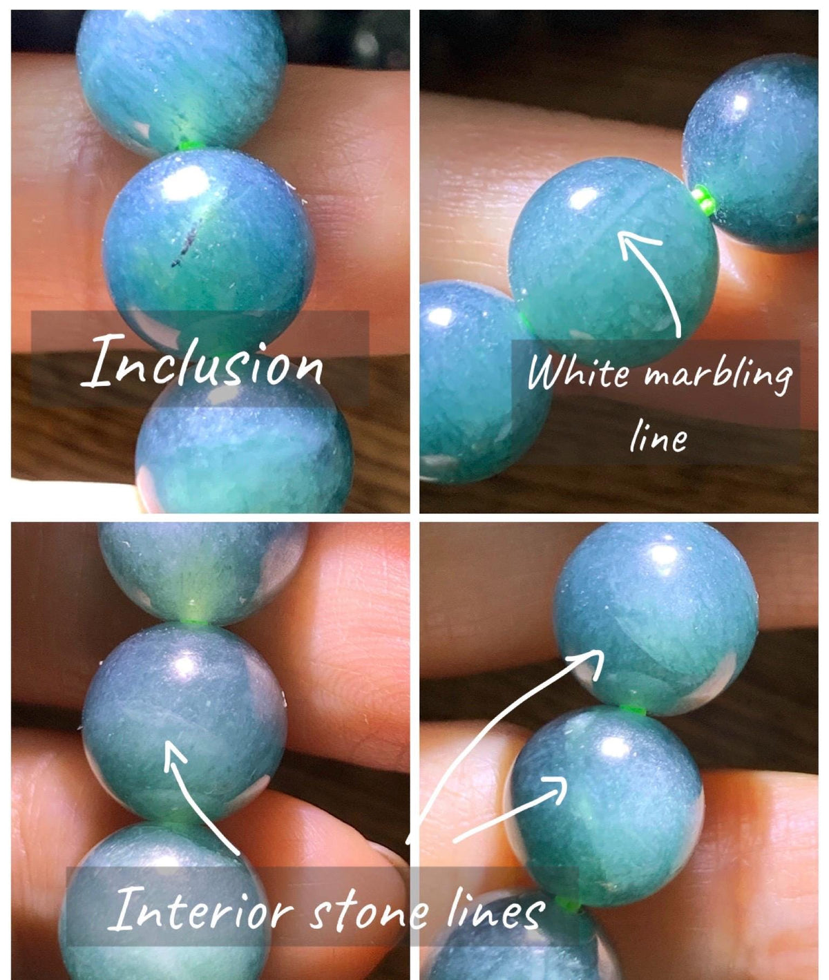 Natural Grade A Guatemalan Icy Translucent Dark Aegean Blue Jade Jadeite Beaded Necklace 9.8mm 26” 111g 天然冰危深牛仔蓝翡翠大卡圆珠项链 WNZ550A