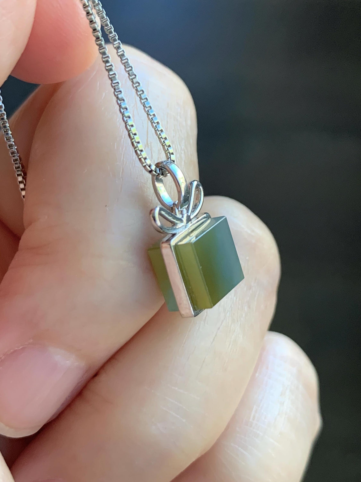 Petite Certified Natural Grade A Guatemalan Icy Blue & Yellow Bicolored Jade Jadeite Present Pendant Sterling Silver 天然冰危蓝加黄翡翠小礼物镶嵌吊坠 1011