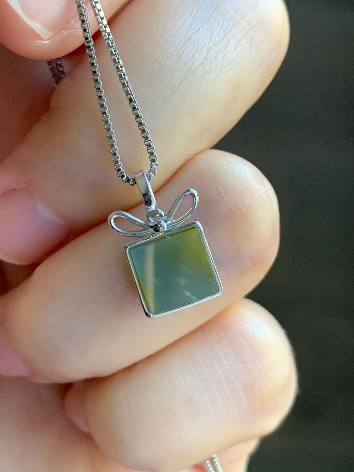 Petite Certified Natural Grade A Guatemalan Icy Blue & Yellow Bicolored Jade Jadeite Present Pendant Sterling Silver 天然冰危蓝加黄翡翠小礼物镶嵌吊坠 1011